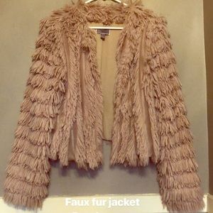 Faux Fur Pink Jacket